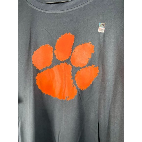 Clemson Tigers - Men's Grey Short Sleeve Athletic Shirt - Size 2XL *New with Tag - Picture 2 of 4